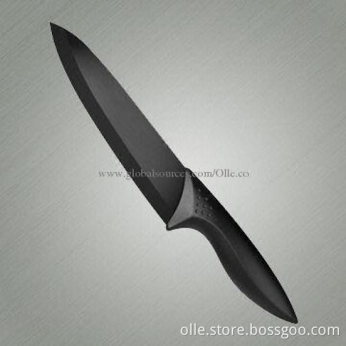 BSCI Audit Factory Rubber Handle Ceramic Chef Knife